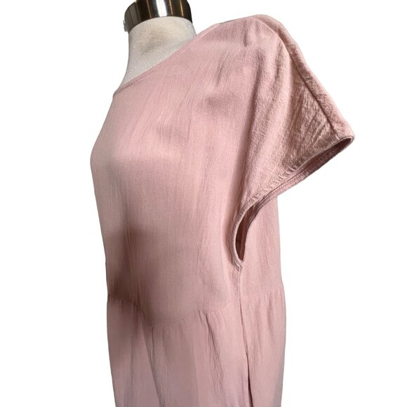 Pink Madi Dress 4X Pockets A Style Pull over Comfortable Summer Y2K90’s - Picture 6 of 12